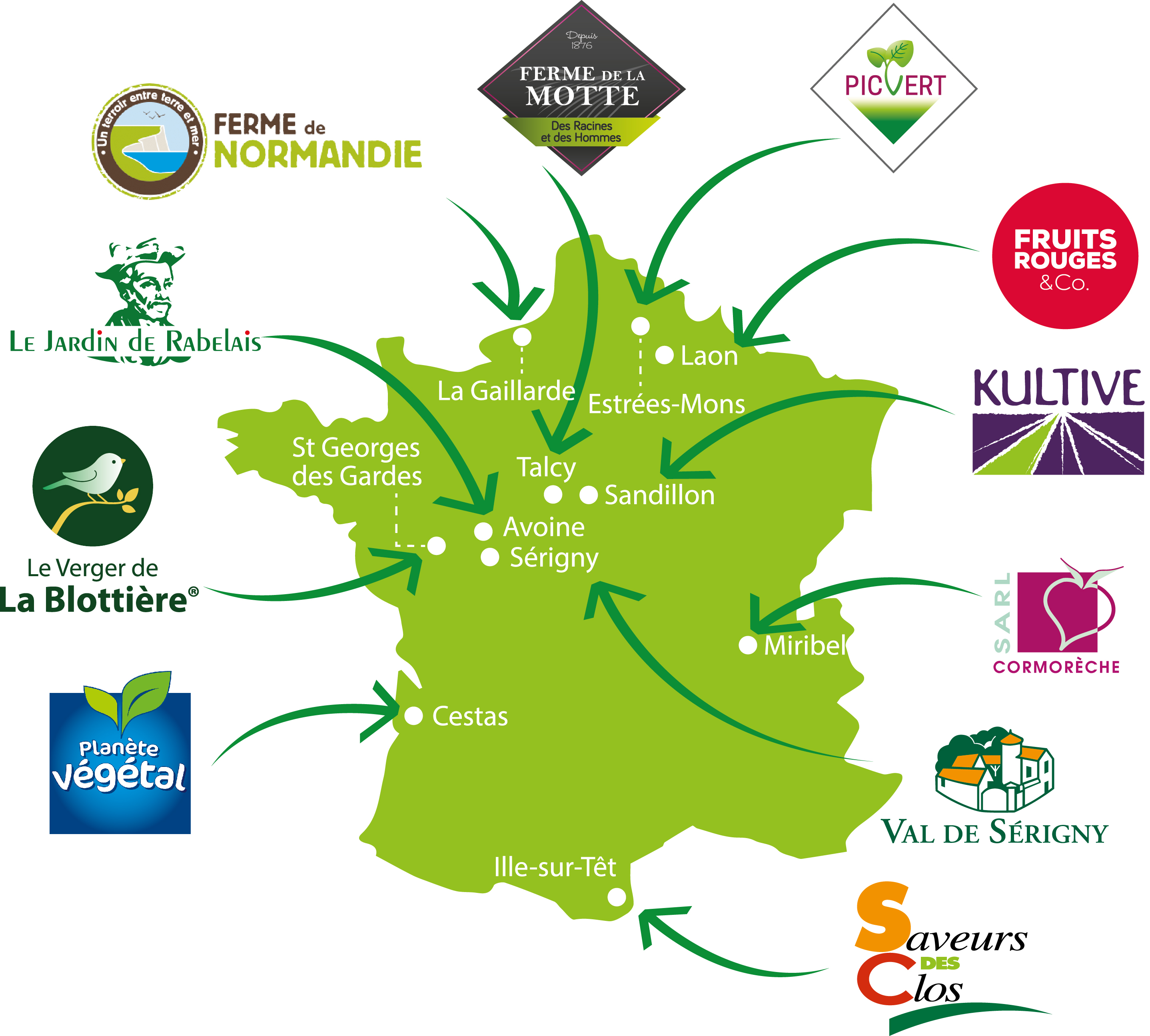 Carte des membres DLT