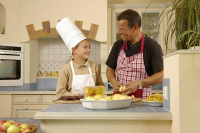 père et fils tarte normande