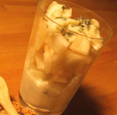 Verrine de poires
