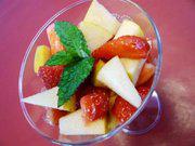 Salade delisdor et fraises